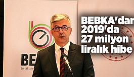 BEBKA'dan 27 milyon lira hibe