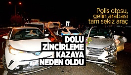 ESKİŞEHİR'DE ZİNCİRLEME TRAFİK KAZASI