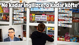 ÖĞRENCİLERİ İNGİLİZCE ÖĞRENSİN DİYE KANTİNCİ OLDU