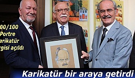 100/100 Portre Karikatür Sergisi açıldı