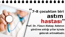 "7-8 çocuktan biri astım hastası"