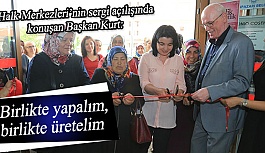 Başkan Kurt:  Birlikte yapalım, birlikte üretelim