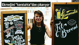 Ekmeğini "karatahta"dan çıkarıyor