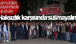 ‘HAKSIZLIK KARŞISINDA SUSMAYALIM’