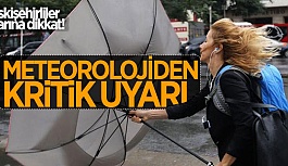 METEOROLOJİ ESKİŞEHİRLİLERİ UYARDI