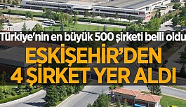 TÜRKİYE'NİN DEVLERİ BELLİ OLDU! ESKİŞEHİR'DEN 4 ŞİRKET VAR