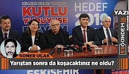 Yarıştan sonra da koşacaktınız ne oldu?