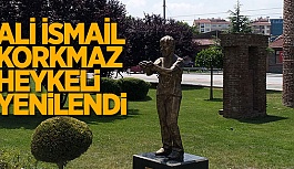 ALİ İSMAİL KORKMAZ HEYKELİ YENİLENDİ