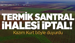 ALPU TERMİK SANTRAL İHALESİ İPTAL!