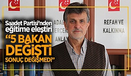 “EĞİTİM SİYASET ÜSTÜ TUTULMALIDIR”