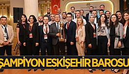 ESKİŞEHİR BAROSU YİNE  ŞAMPİYON