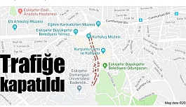 ESKİŞEHİR'DE BUGÜN O YOL KAPALI