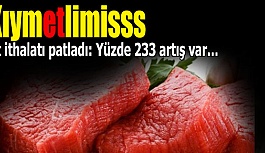 Et ithalatı patladı: Yüzde 233 artış var…