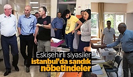 İstanbul’da sandık nöbetindeler