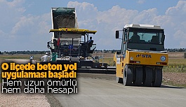 Seyitgazi’de beton yol çalışması başladı