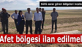 SÜLLÜ YAĞIŞIN VURDUĞU NOKTALARDA İNCELEME YAPTI