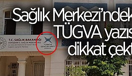 TABELADAKİ TÜGVA YAZISI DİKKAT ÇEKTİ