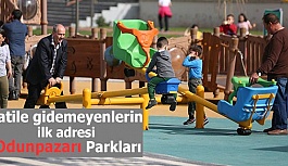 Tatile gidemeyenlerin ilk adresi Odunpazarı Parkları