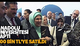 AÜ YAPTI EMİNE ERDOĞAN HAYRAN KALDI