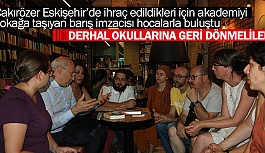 ÇAKIRÖZER:"DERHAL OKULLARINA GERİ DÖNMELİLER"