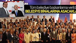 CHP'NİN 7 İLKESİ BELEDİYE BİNALARINA ASILACAK