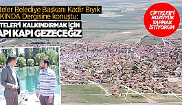 ÇİFTELER’İ  KALKINDIRMAK İÇİN  KAPI KAPI GEZECEĞiZ