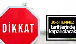 ESKİŞEHİR'DE O YOLLAR TRAFİĞE KAPATILACAK