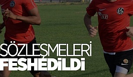 ESKİŞEHİRSPOR'DA 2 OYUNCUNUN SÖZLEŞMESİ FESHEDİLDİ