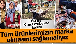 Günay Kiraz Festivaline katıldı