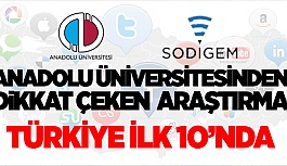 SODİGEM'DEN DİKKAT ÇEKEN ARAŞTIRMA