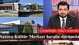 Çizmelioğlu: Sazova Kültür Merkezi harabe durumda