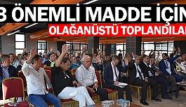 EOSB OLAĞANÜSTÜ TOPLANDI