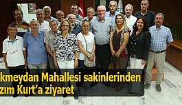 Gökmeydan Mahallesi sakinlerinden Kazım Kurt’a ziyaret