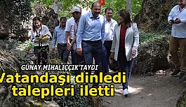 GÜNAY MİHALIÇÇIK’TAYDI