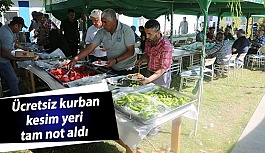 Ücretsiz kurban kesim yeri tam not aldı