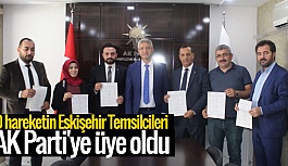 AK PARTİ'YE ÜYE OLDULAR