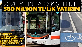 ESKİŞEHİR BÜYÜKŞEHİR BELEDİYESİ 2020 YATIRIM PROGRAMI BELLİ OLDU