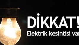 ESKİŞEHİR'DE ELEKTRİK KESİNTİSİ