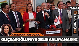 Kılıçdaroğlu niye geldi anlayamadık