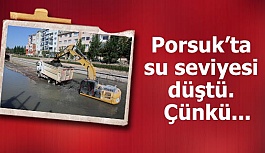 PORSUK’TA DİP TEMİZLİĞİ DEVAM EDİYOR