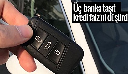 Üç kamu bankası taşıt kredi faizini düşürdü