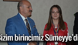 VALİ ÇAKACAK SÜMEYYE'Yİ AĞIRLADI