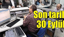 Yol harcamalarına katılım payı için son tarih 30 Eylül