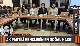 AK Parti Gençlik Kolları'nın, üniversite kantininde parti toplantısı yapmasında hiçbir sorun yok