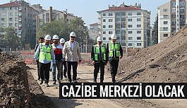 ÇAKACAK MİLLET BAHÇESİNDEKİ ÇALIŞMALARI İNCELEDİ