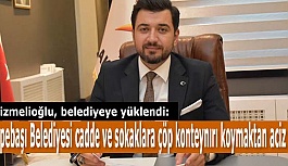 Çizmelioğlu: Tepebaşı Belediyesi cadde ve sokaklara çöp konteynırı koymaktan aciz