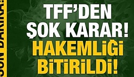 ESKİŞEHİRLİ HAKEMİN HAKEMLİĞİ BİTİRİLDİ