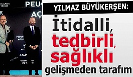 İTİDALLİ, TEDBİRLİ, SAĞLIKLI BİR GELİŞMEDEN TARAFIM