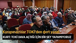 Karapınar sakinlerinden Kazım Kurt’a TOKİ ziyareti