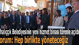 Mihalıççık'ta belediyenin yeni hizmet binası açıldı